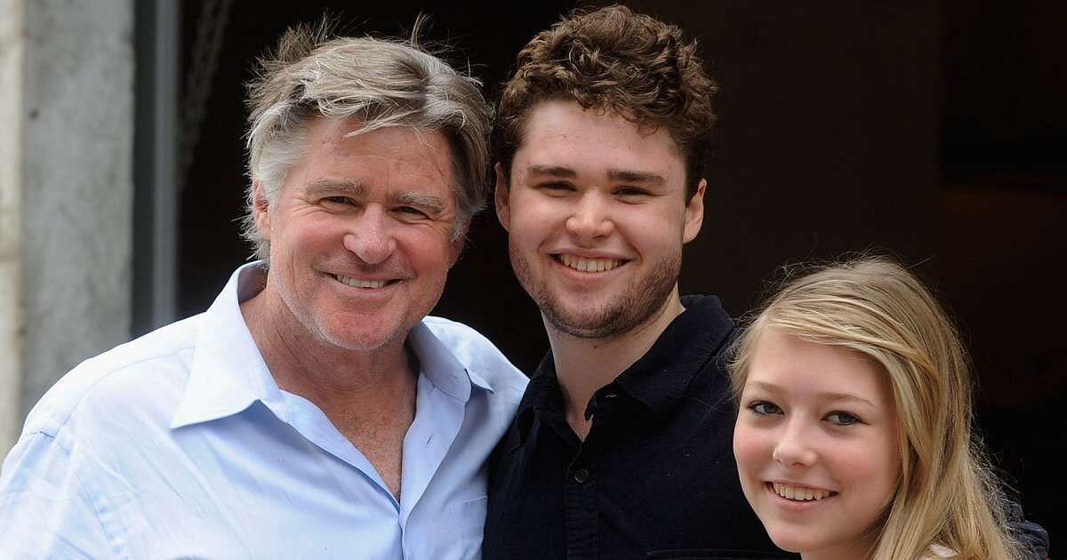 Treat Williams and his kids: Gil and Ellie