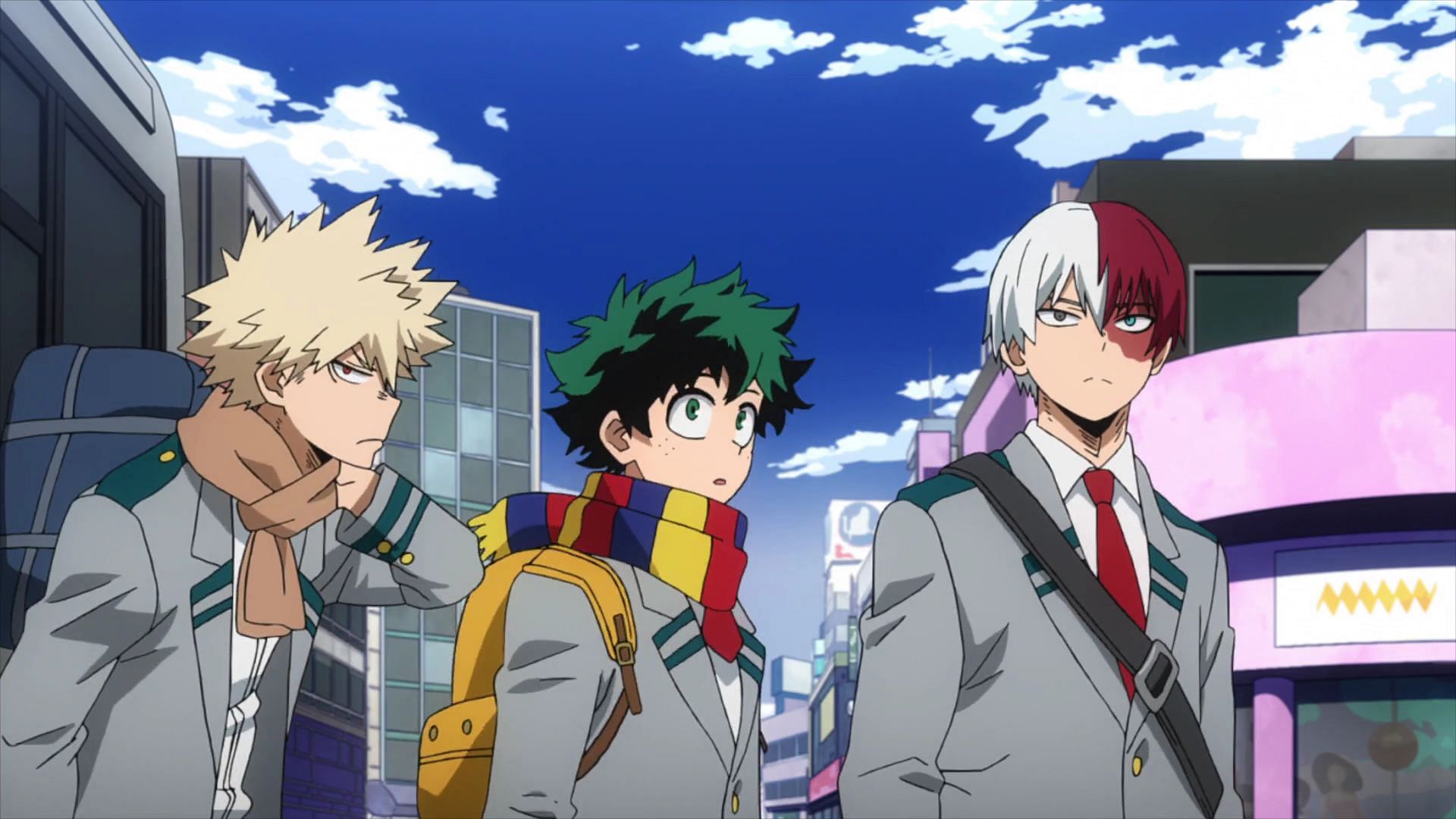 Latest My Hero Academia illustration has Bakugo join Deku and Todoroki