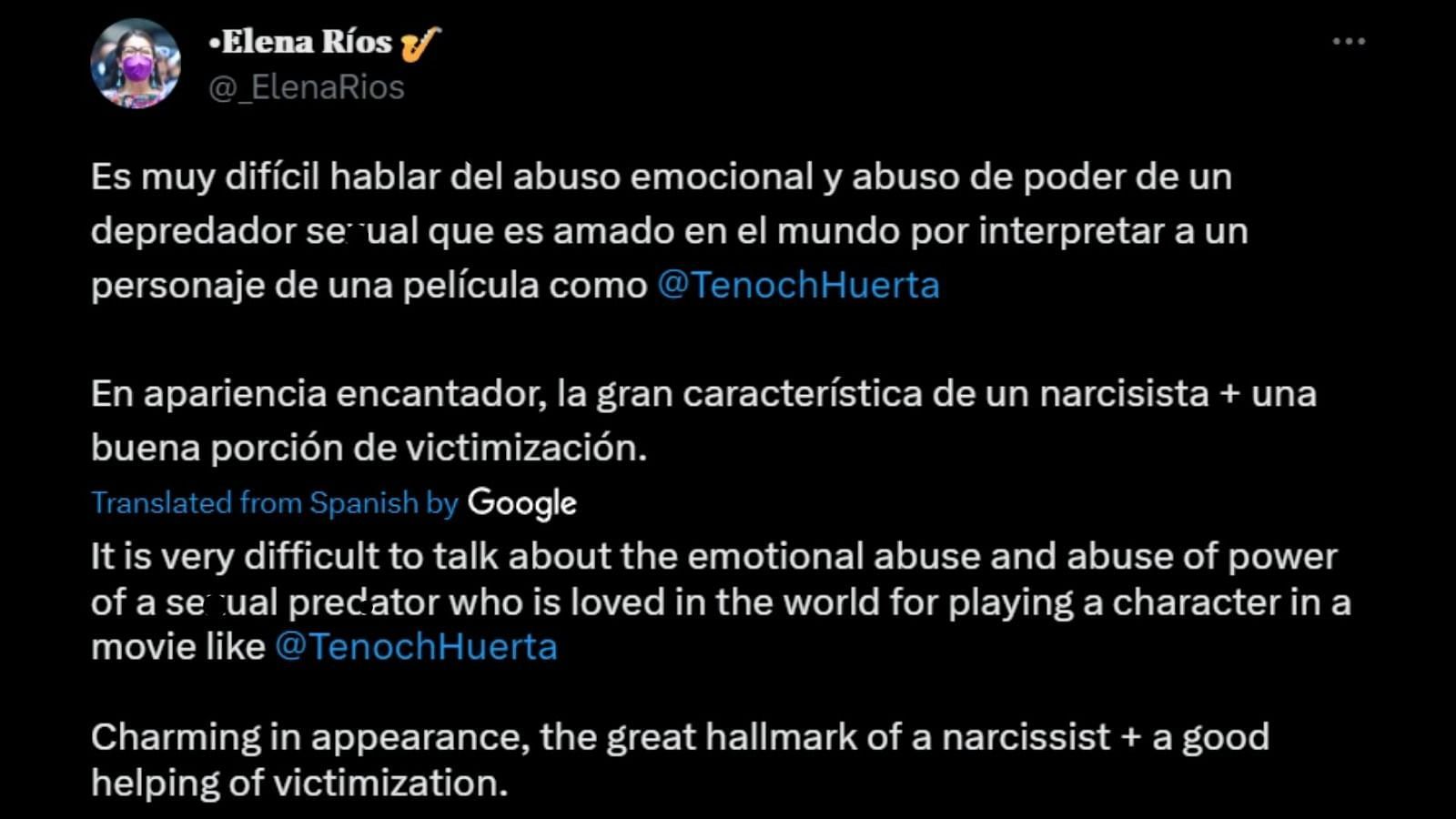 Elena Rios replied to Poder Prieto&#039;s tweet (Image via Twitter)