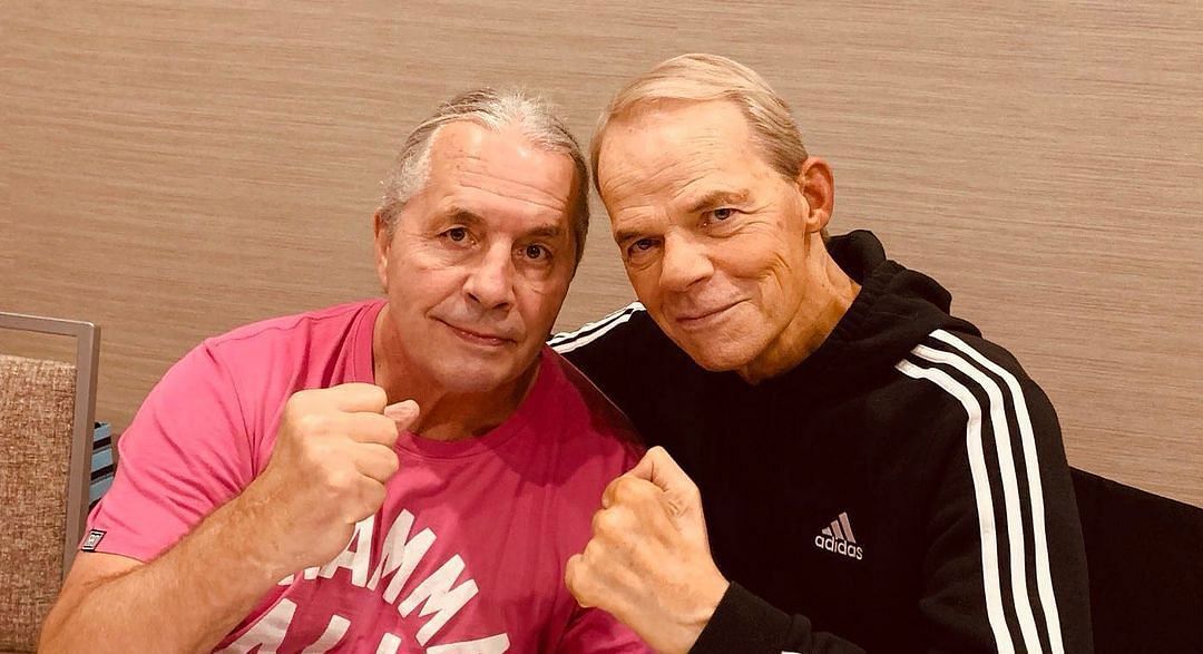 Lex with Bret Hart, Source: Lex Luger&rsquo;s Instagram