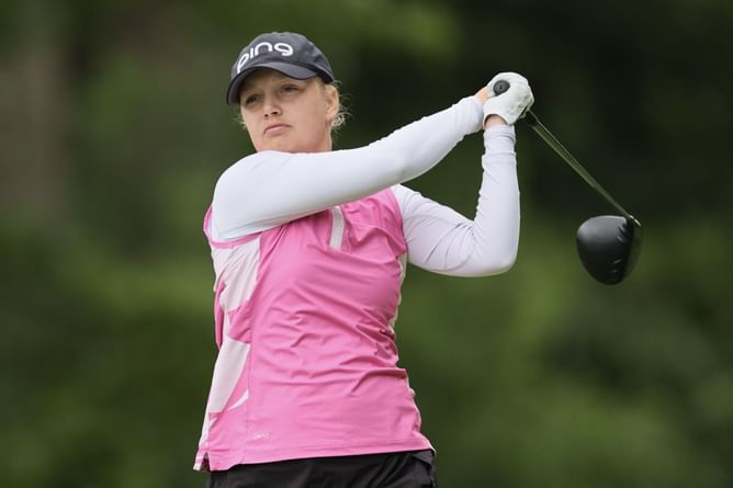 “Just want someone to carry the bag” – KPMG Women's PGA Championship contender Celine Borge hires 11th caddie this season