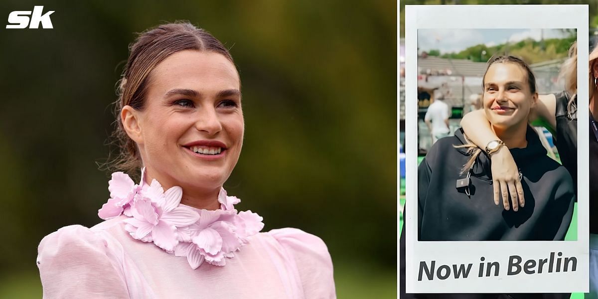 Aryna Sabalenka recreated her childhood picture