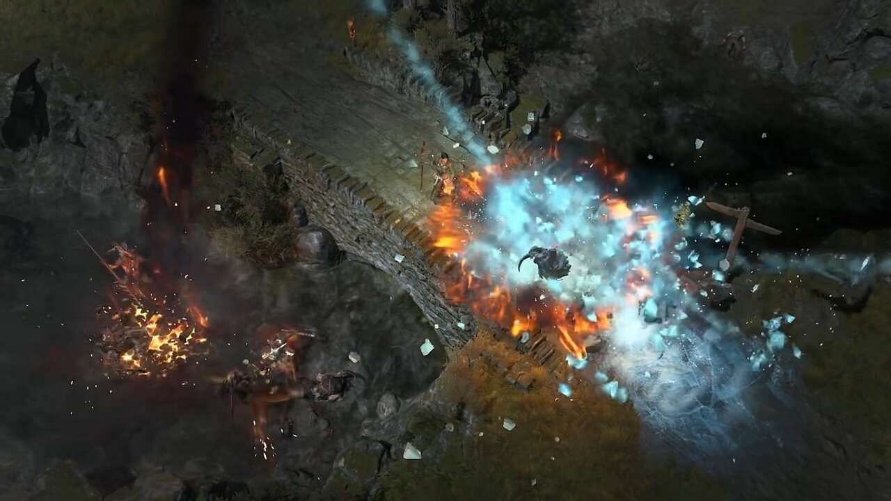Diablo 4 - Sorcerer Gameplay (Image via Blizzard)