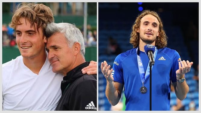 "He is everything to me" - Stefanos Tsitsipas on father Apostolos' sacrifices and contributions to his career