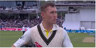 [Watch] Marnus Labuschagne throws his wicket away in a brain-fade moment on Day 3 of the second Ashes Test