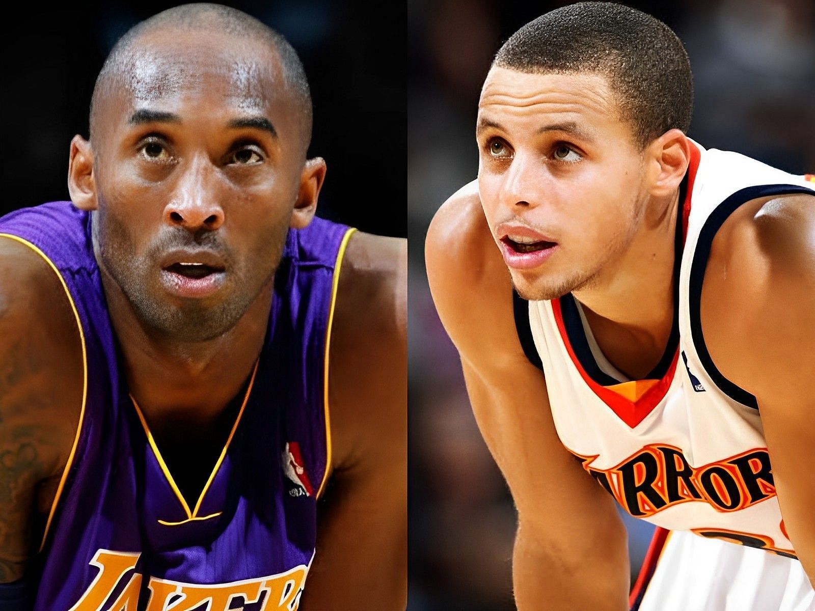 LA Lakers legend Kobe Bryant and Golden State Warriors superstar point guard Steph Curry