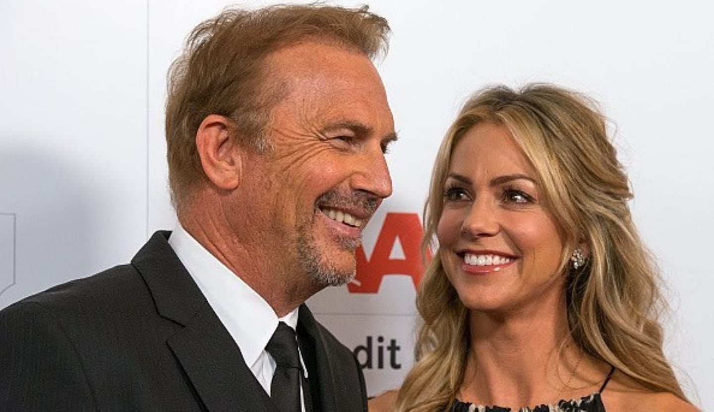 Why did Christine Baumgartner file for a divorce from Kevin Costner?