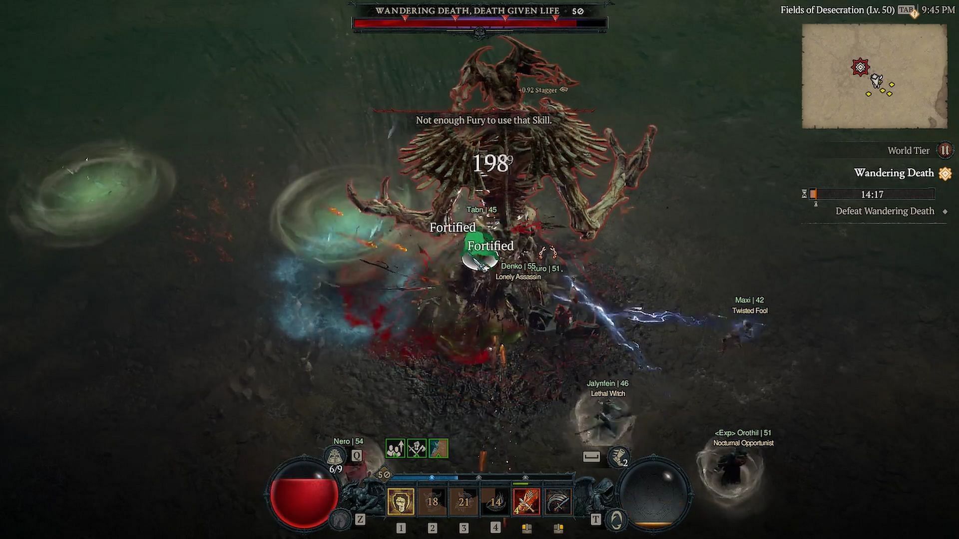 The Wandering Death is one of the toughest Bosses to kill in Diablo 4 (Image via Blizzard)