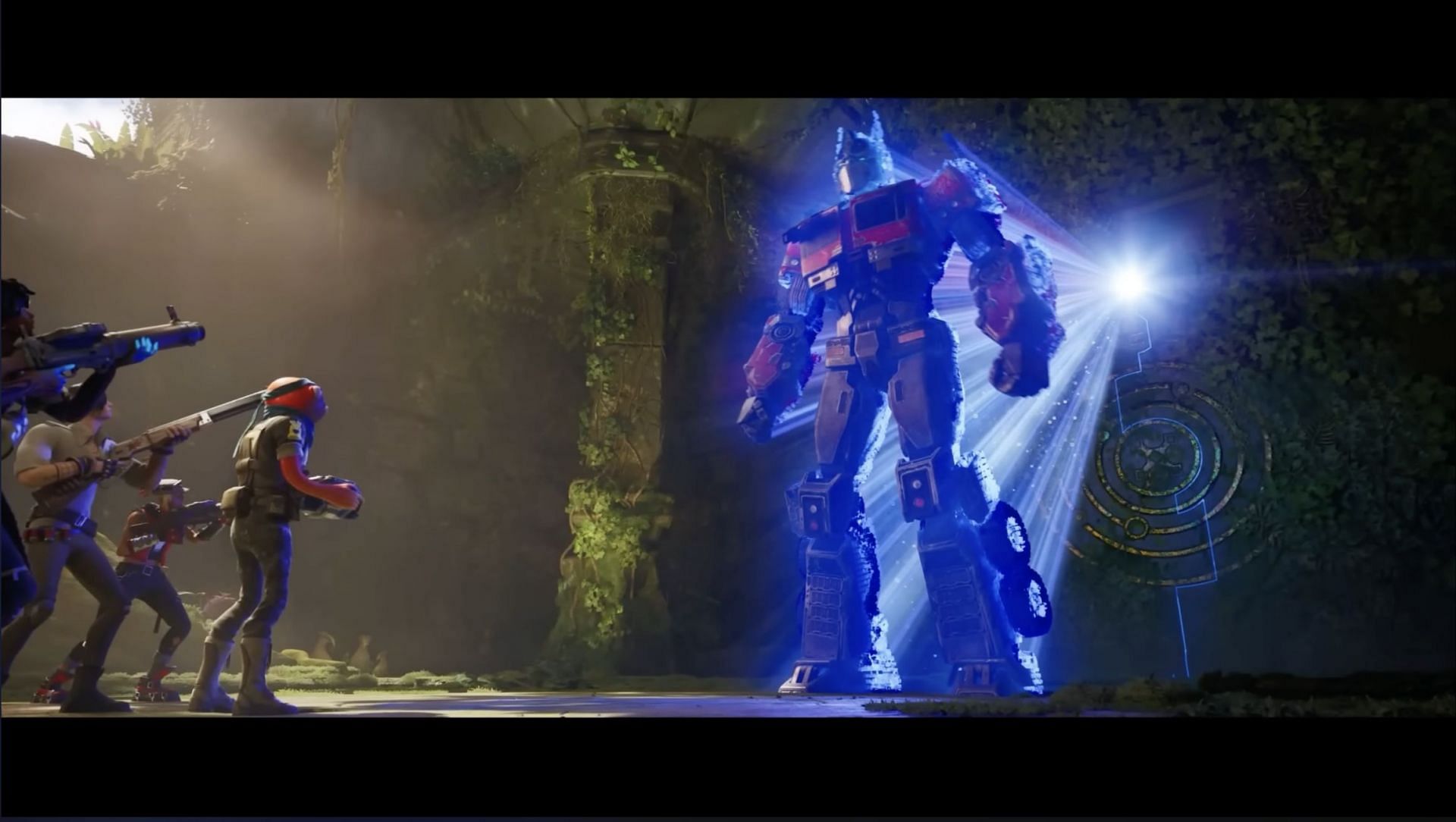 Giant Optimus Prime might be an NPC (Image via CommunicGaming on YouTube)