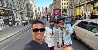 "Exploring London" - Yashasvi Jaiswal hangs out with KS Bharat and Ravindra Jadeja