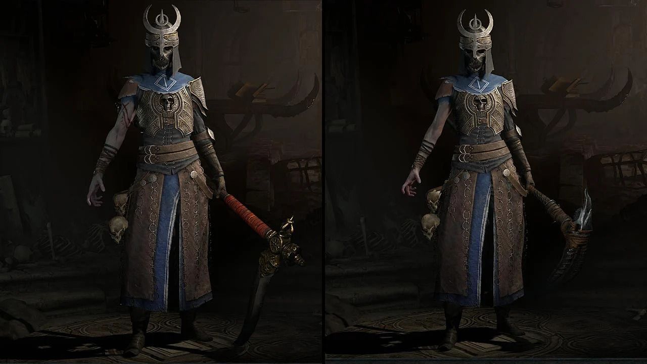 The Sand Worm Armor in Diablo 4 (Image via Blizzard)