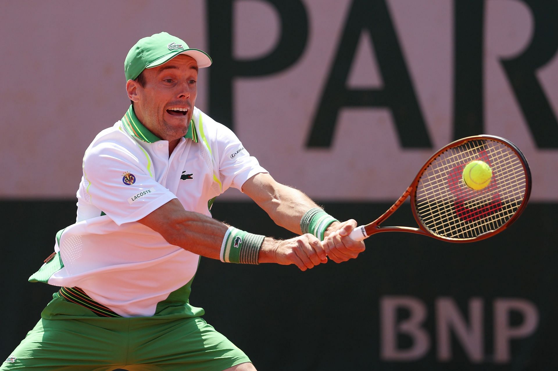 Roberto Bautista Agut at the 2023 French Open.