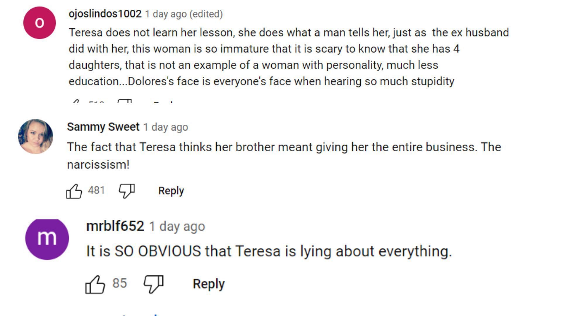 RHONJ slam Teresa for following Louie (Image via Twitter) RHONJ slam Teresa for following Louie (Image via Twitter)