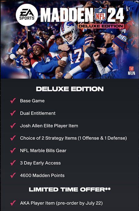 Madden NFL 24 pre-order guide, including deluxe edition and where to get  the game in time for release