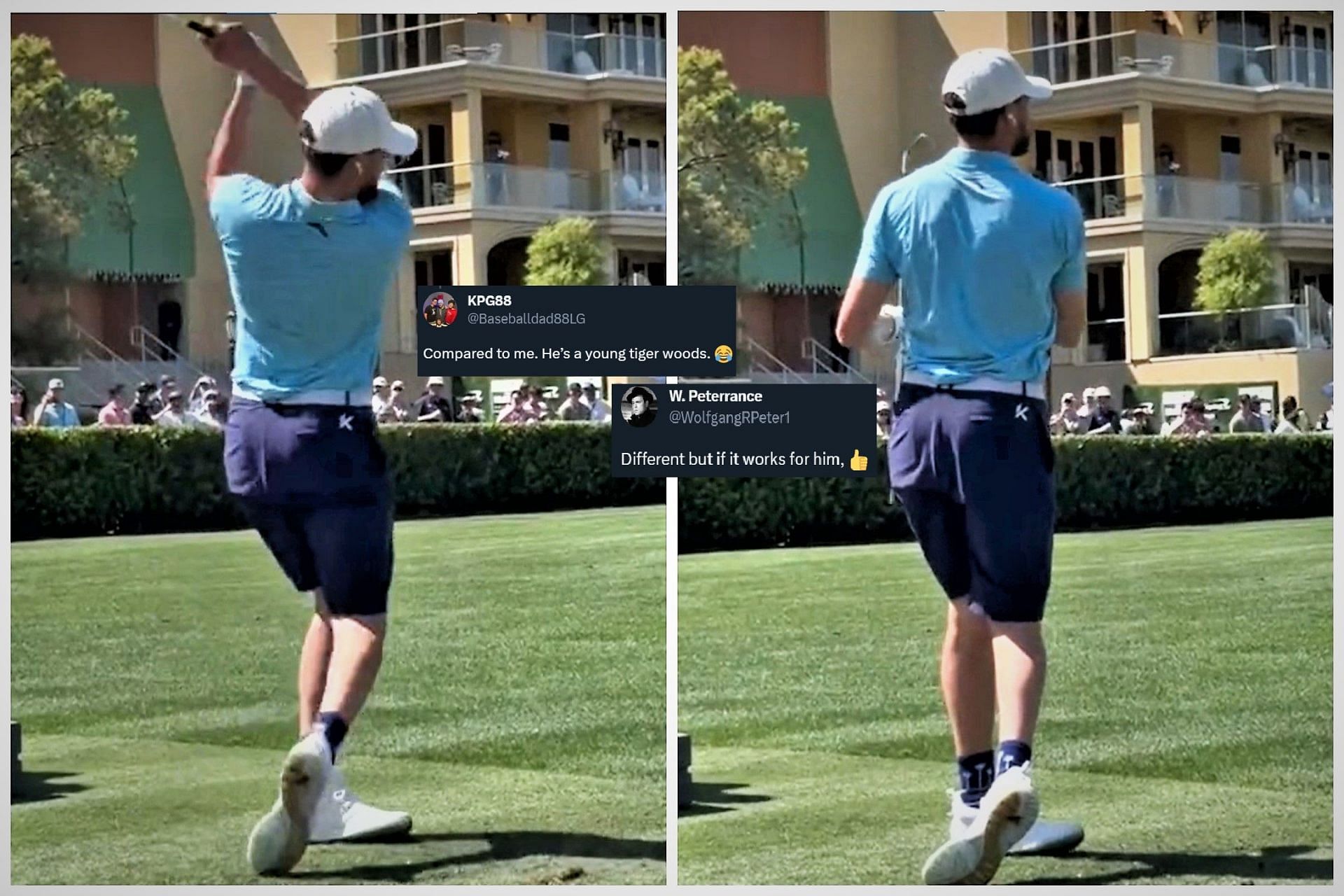 “He’s a young tiger woods” – Fans react to Klay Thompson’s ‘different ...