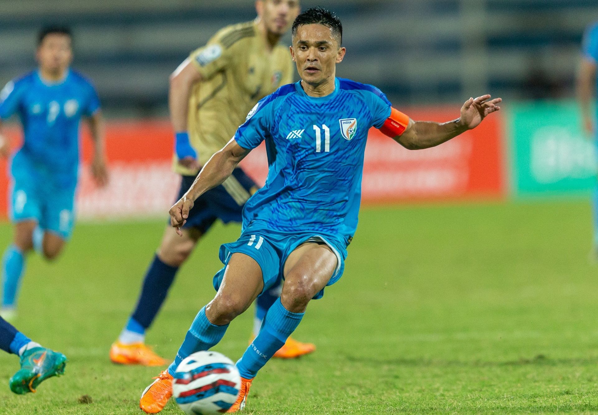 Sunil Chhetri scored India