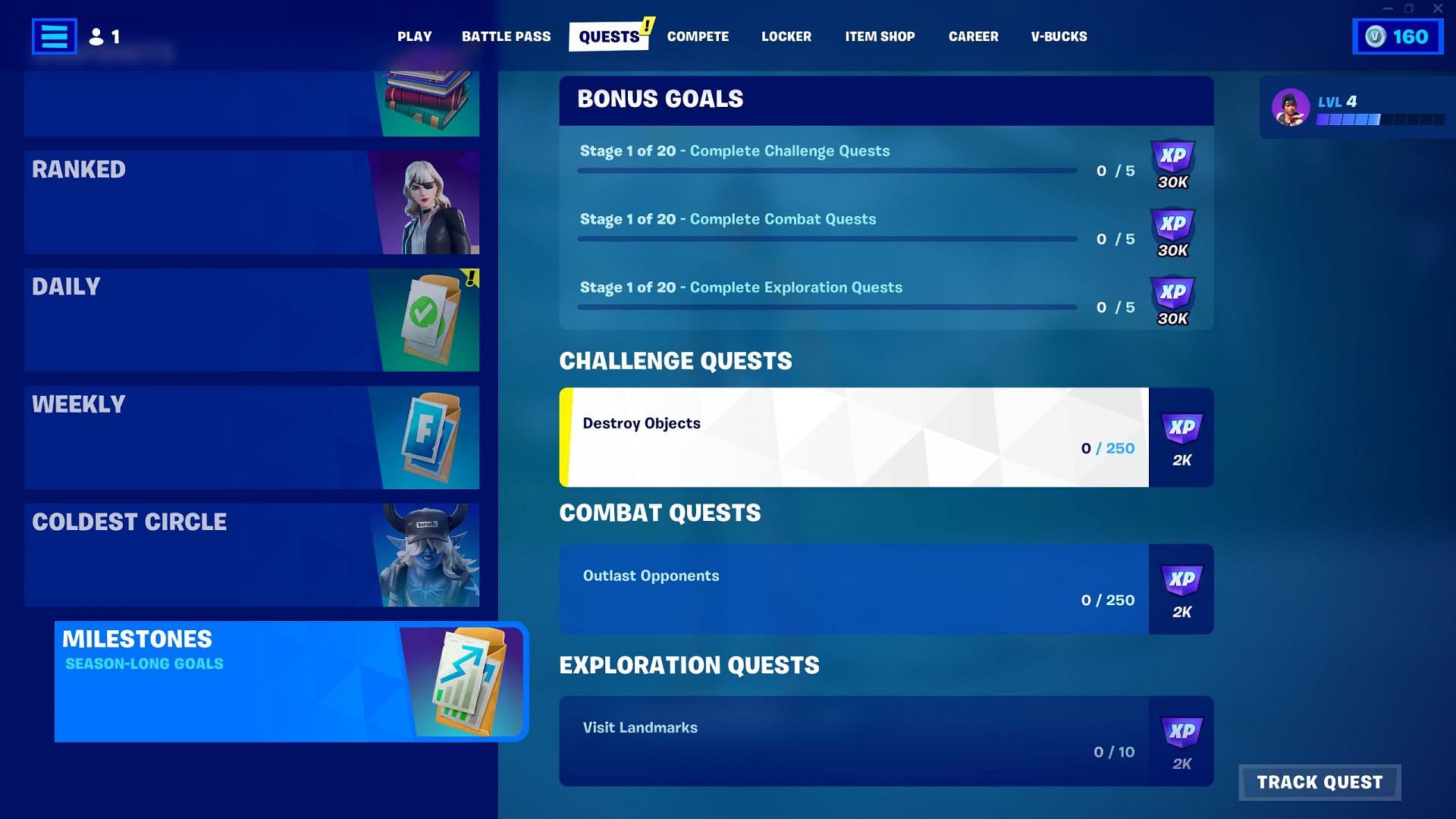 Fortnite Chapter 4 Season 3 Milestones can be easily completed. (Image via Epic Games)