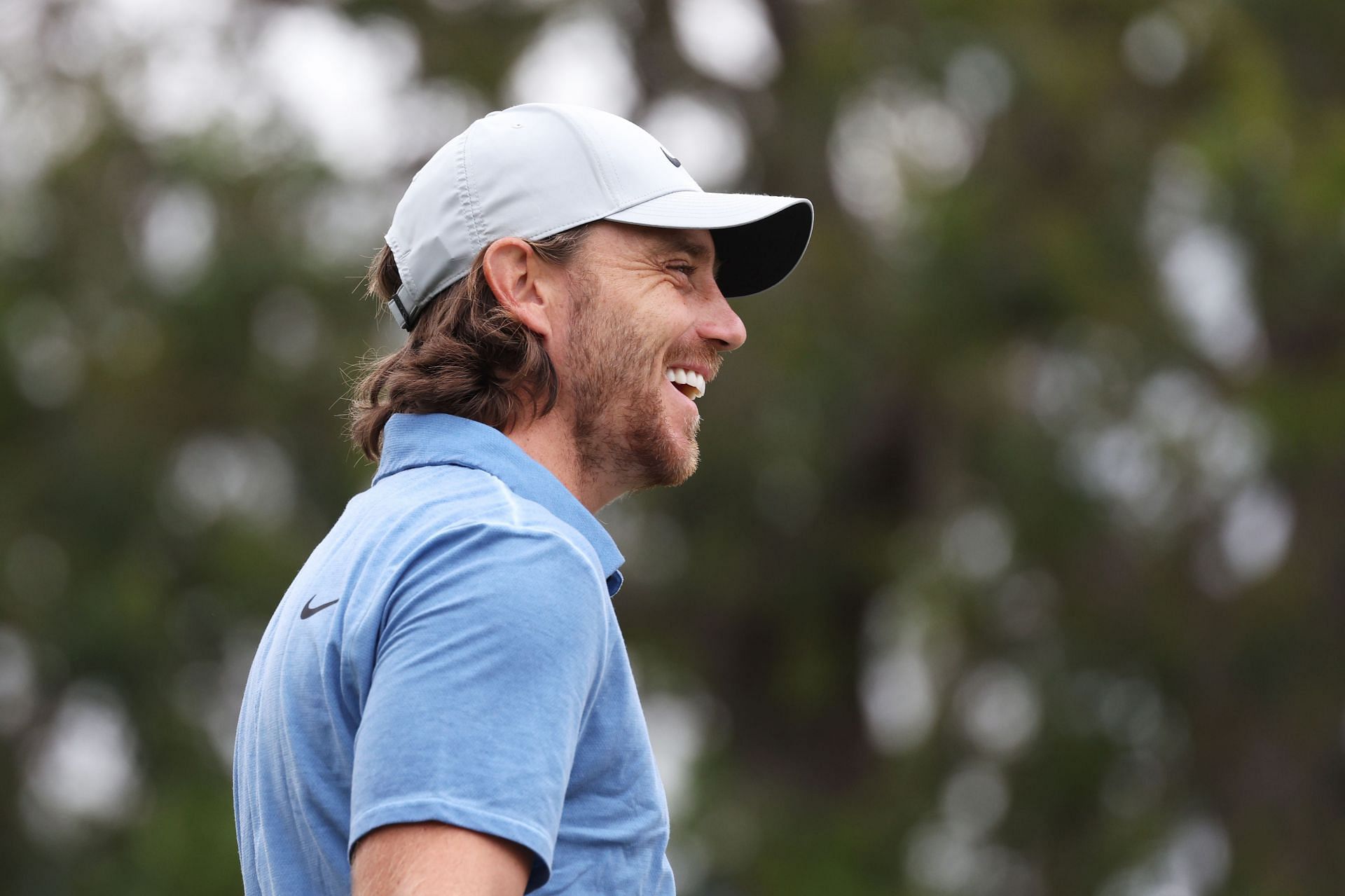Tommy Fleetwood at the 123rd U.S. Open Championship - Practice Day 2