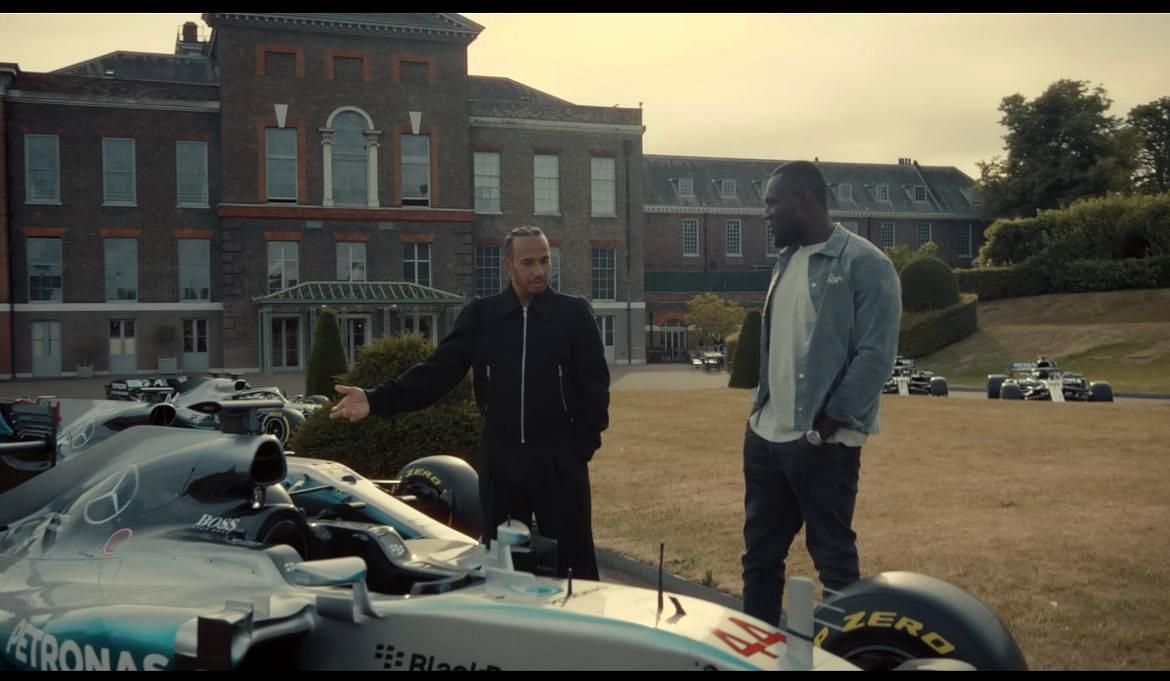 Lewis Hamilton makes cameo appearance in STORMZY