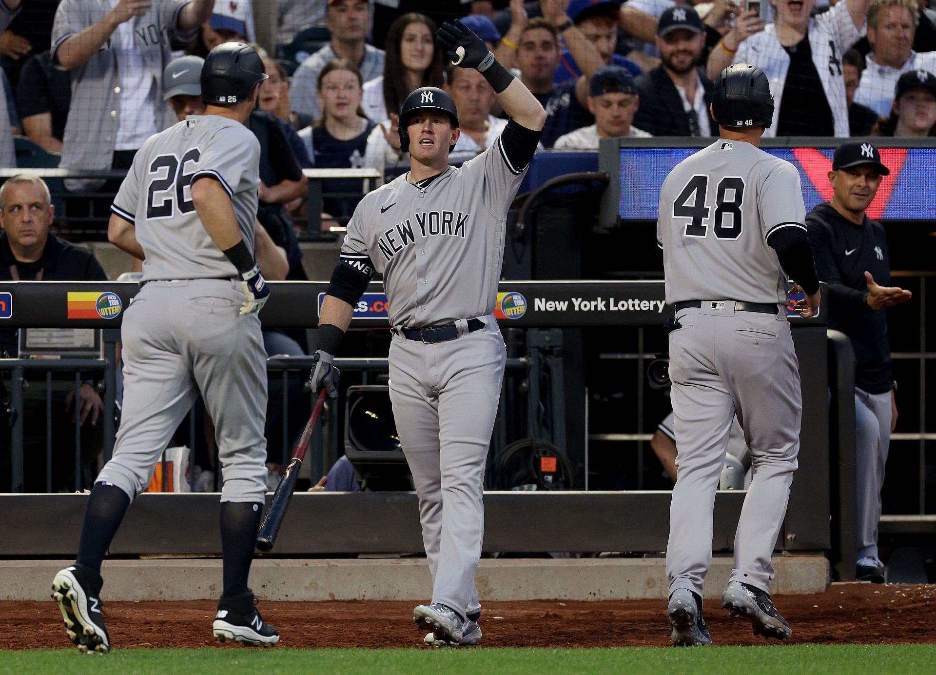 What happened to Anthony Rizzo? Yankees slugger exits game against  Athletics early
