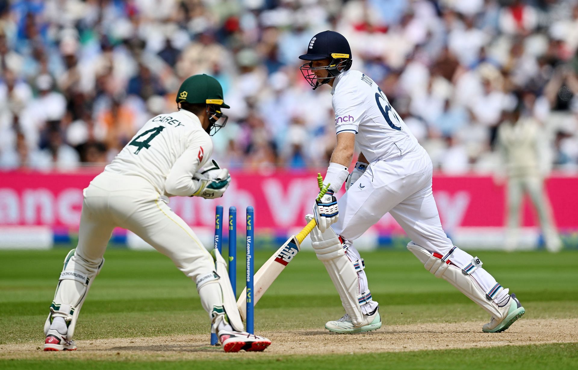 Joe Root was dismissed while playing an aggressive shot in England&#039;s second innings.