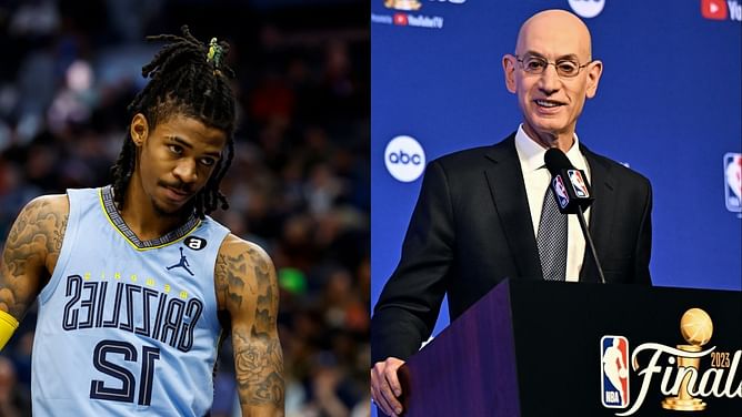 "It could have a double meaning"- NBA Commissioner Adam Silver has got jokes as the Ja Morant 'toy gun' story continues to go viral