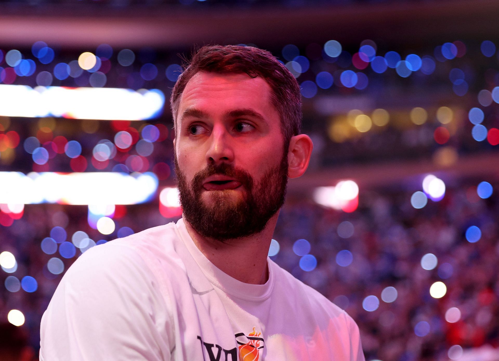 Kevin Love at Miami Heat v New York Knicks - Game One