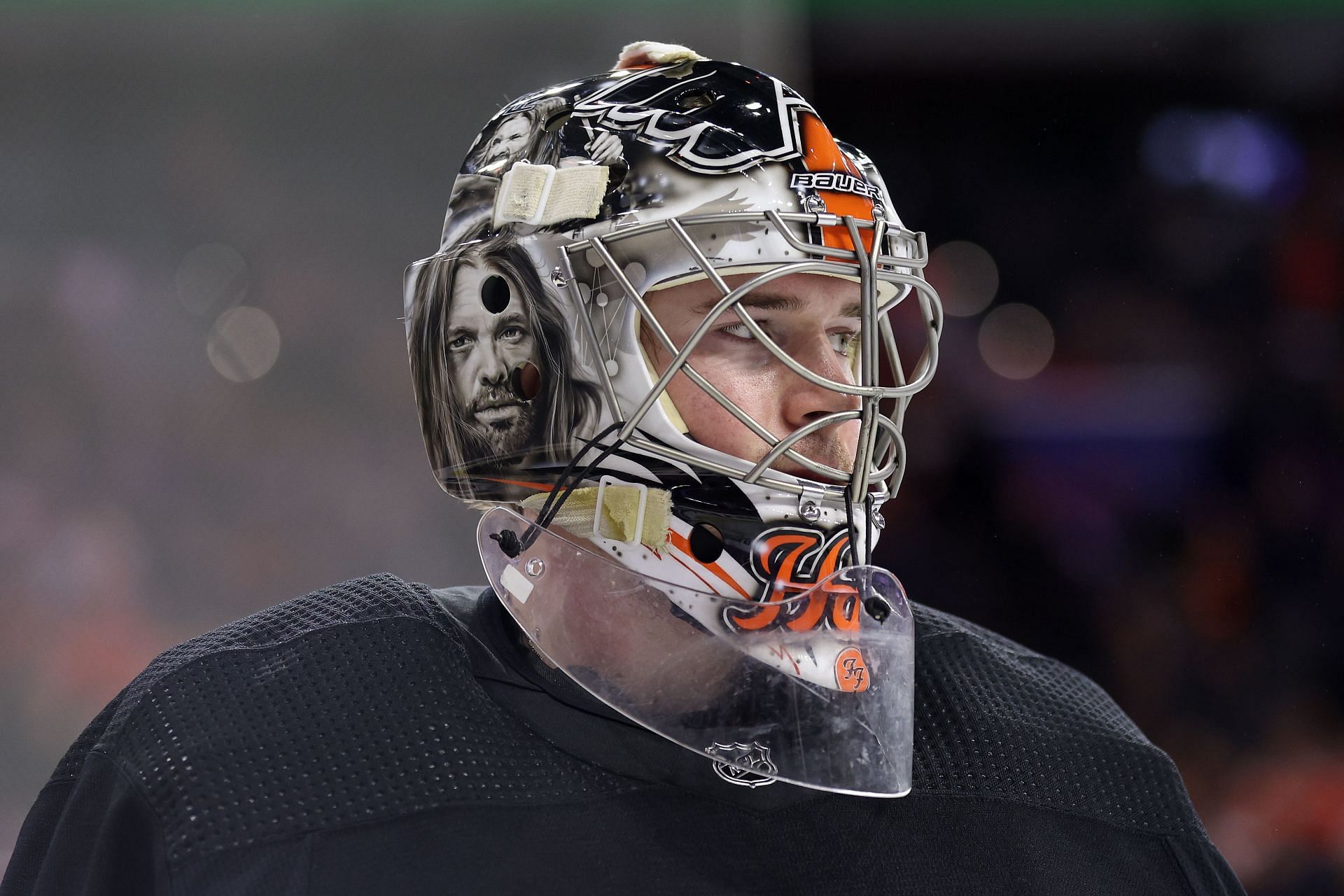 Carter Hart. First NHL start  Philadelphia flyers hockey, Flyers hockey,  Nhl flyers