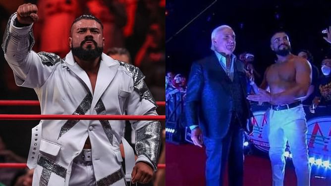 Ric Flair sends a message to Andrade El Idolo following his latest match