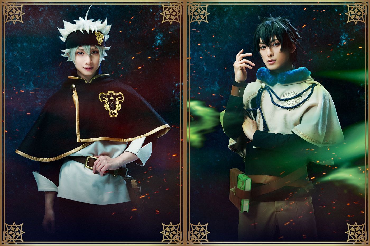 Key Visual for Black Clover stage play. Keisuke Ueda (Played Dazai in bungo  stray dog live action) will be playing Asta and Naoki Takeko (played Lida  in MHA stage play) will play