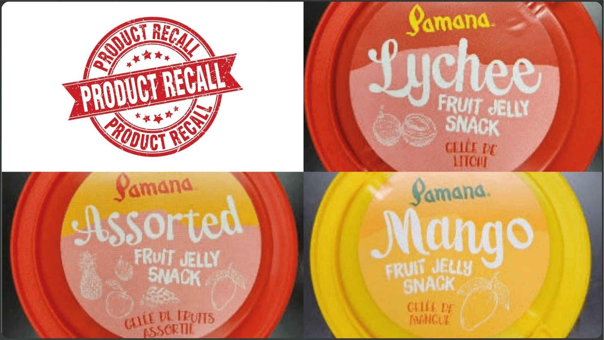 Foremost Food Corporation recalls Pamana-branded Mini Fruit Jelly Cups over choking hazard concerns (Image via FDA)