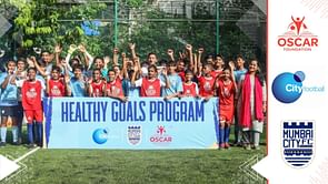 Mumbai City FC and OSCAR Foundation unite for 'Healthy Goals' program