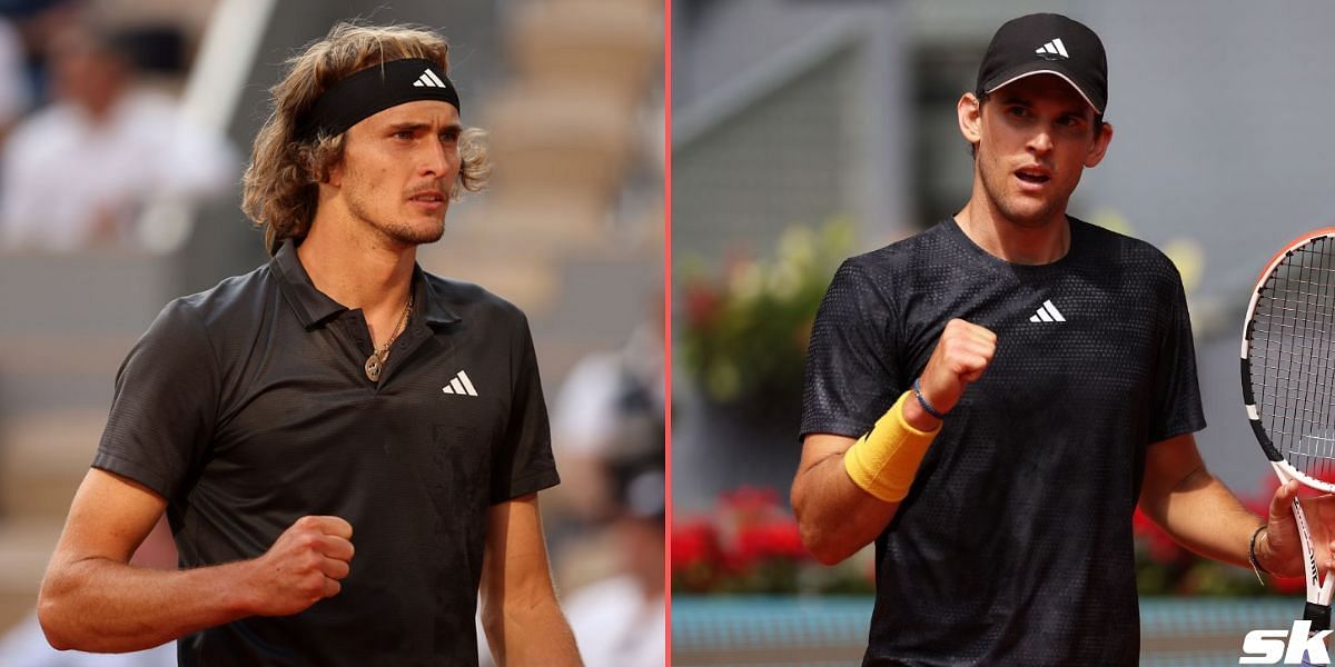 Alexander Zverev vs Dominic Thiem will be one of the first-round matches at the Halle Open