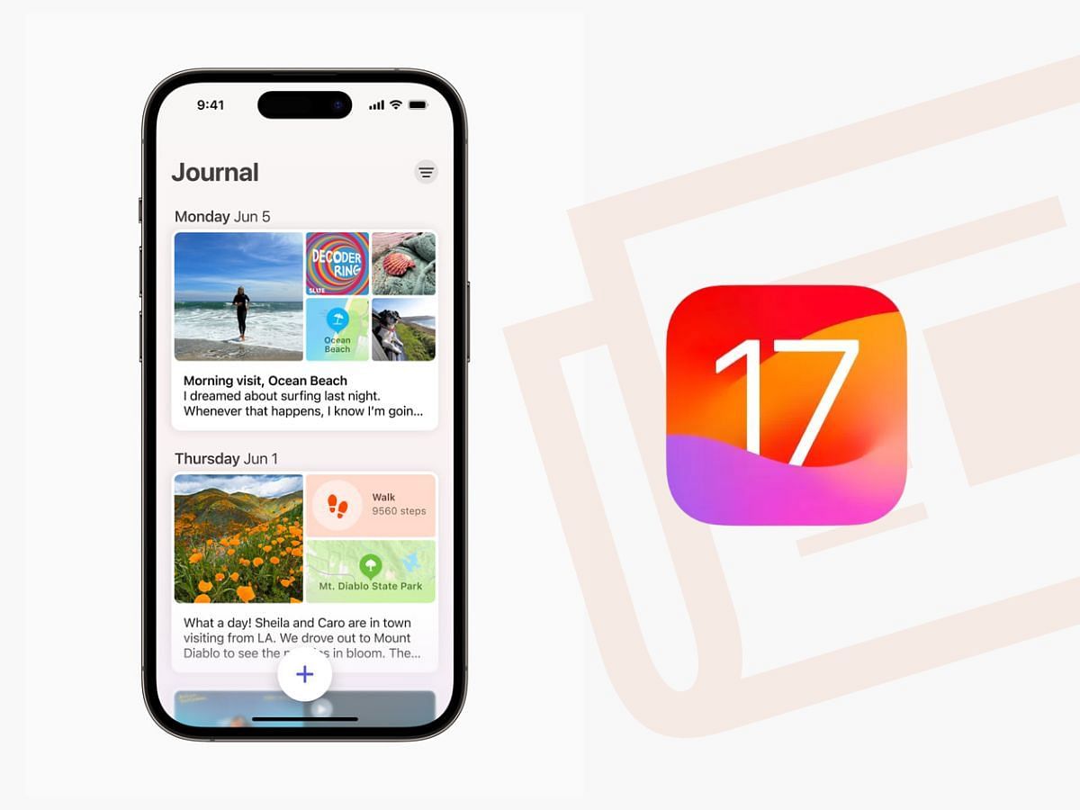 Apple has introduced Journal on iPhone to help users create memories. (Image via Sportskeeda)