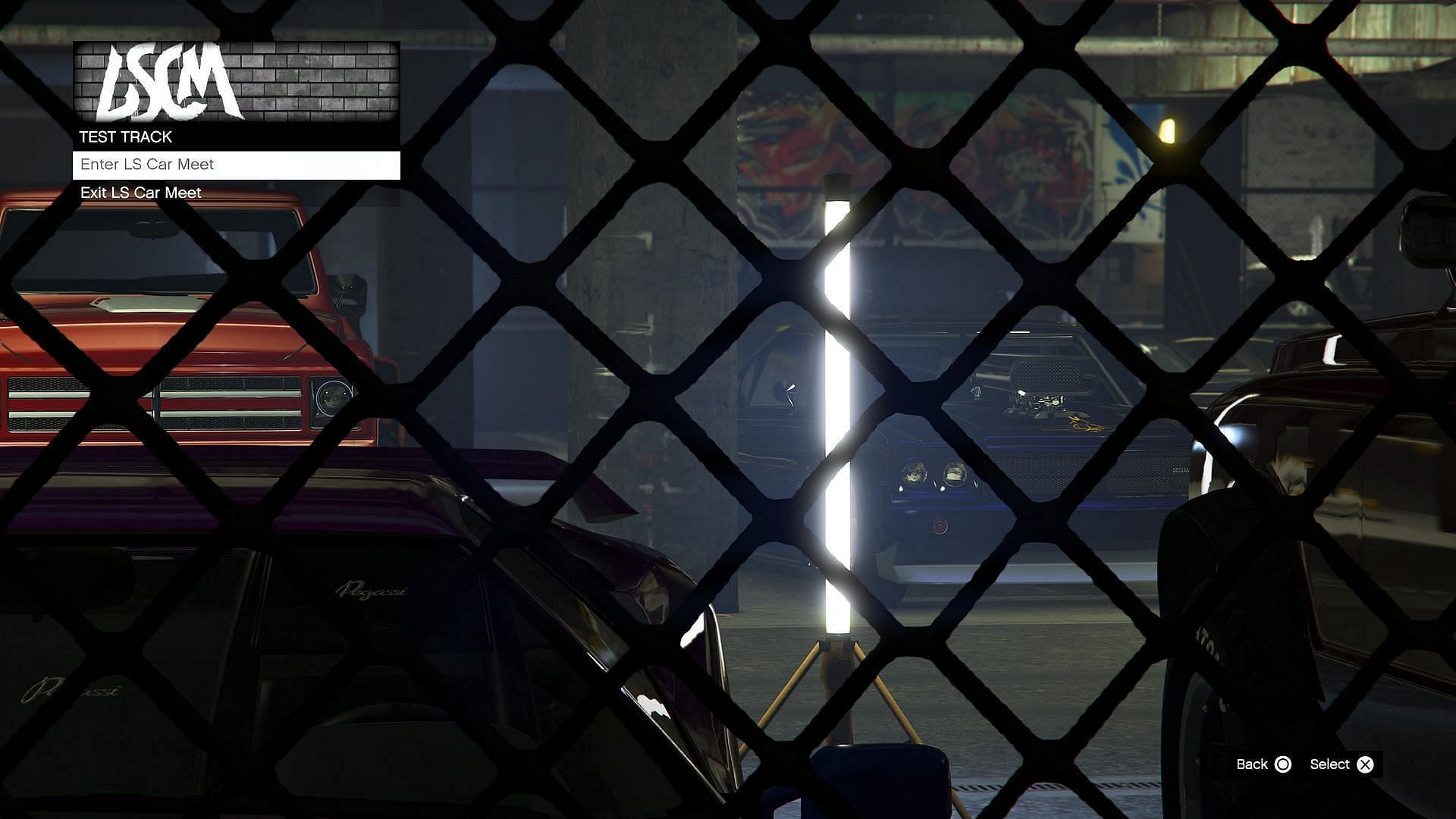 This is how you AFK in the LS Car Meet in GTA Online San Andreas Mercenaries (Image via Rockstar Games)