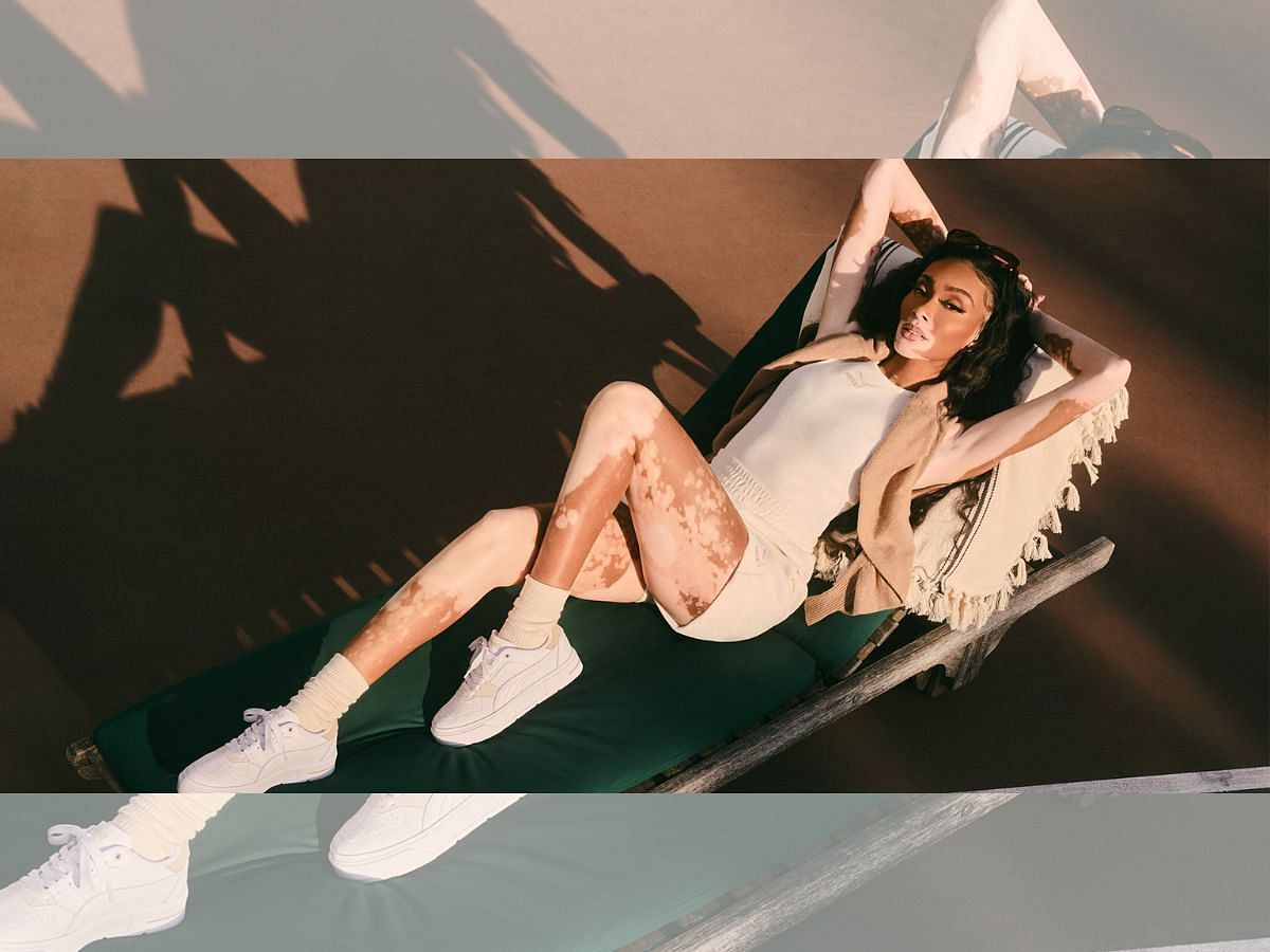 Winnie Harlow x Puma Cali Court sneakers (Image via Puma)