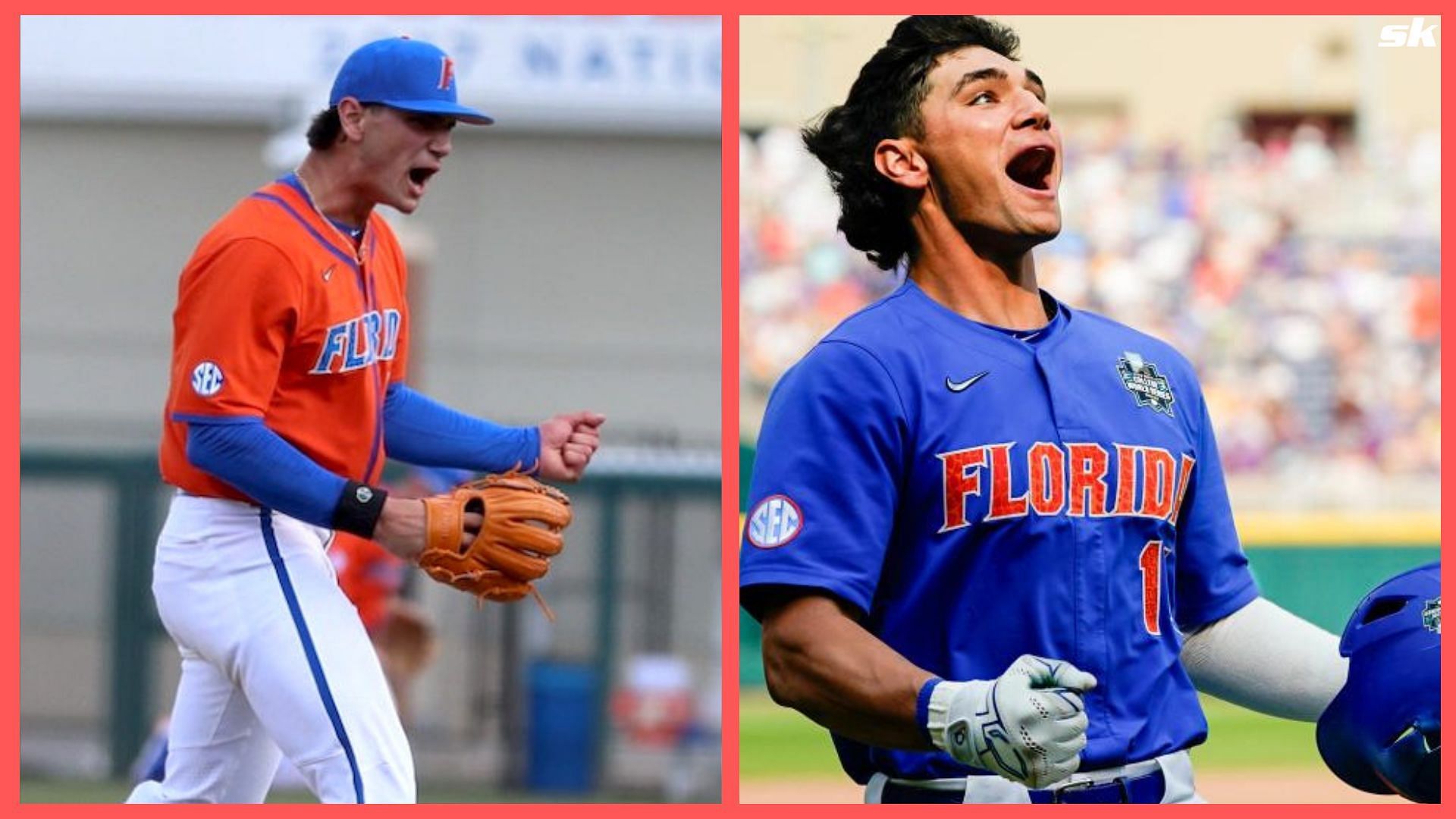 Jac Caglianone of the Florida Gators pitches against the LSU