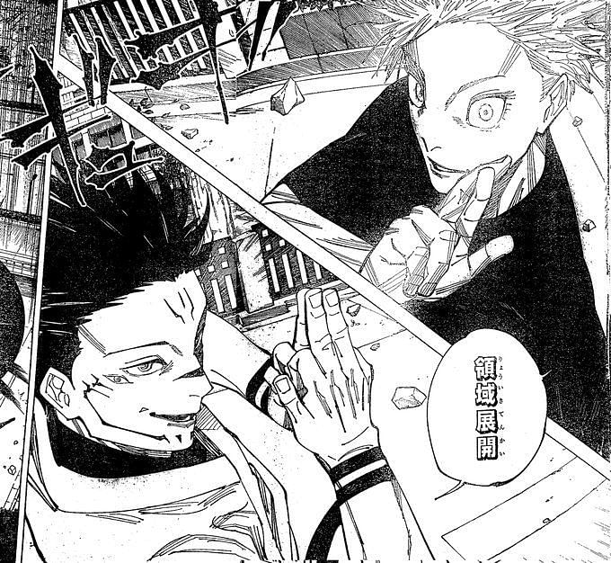 Jujutsu Kaisen Chapter 225 Spoilers And Raw Scans Sukuna And Gojos Domains Clash As One Of 3714