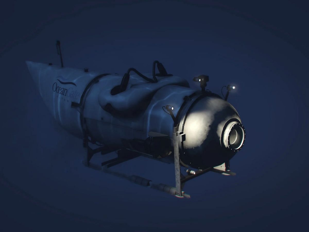 A screenshot of the modded submarine under the water (Image via SkylineGTRFreak)