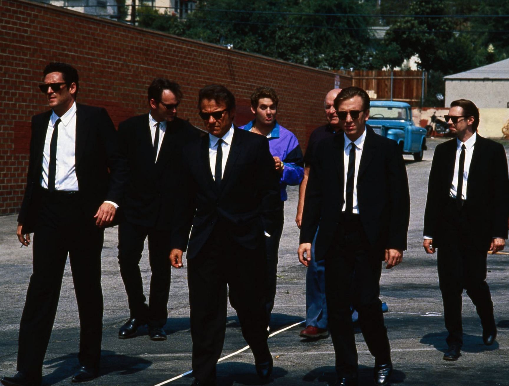 Quentin Tarantino in The Reservoir Dogs via IMDB.