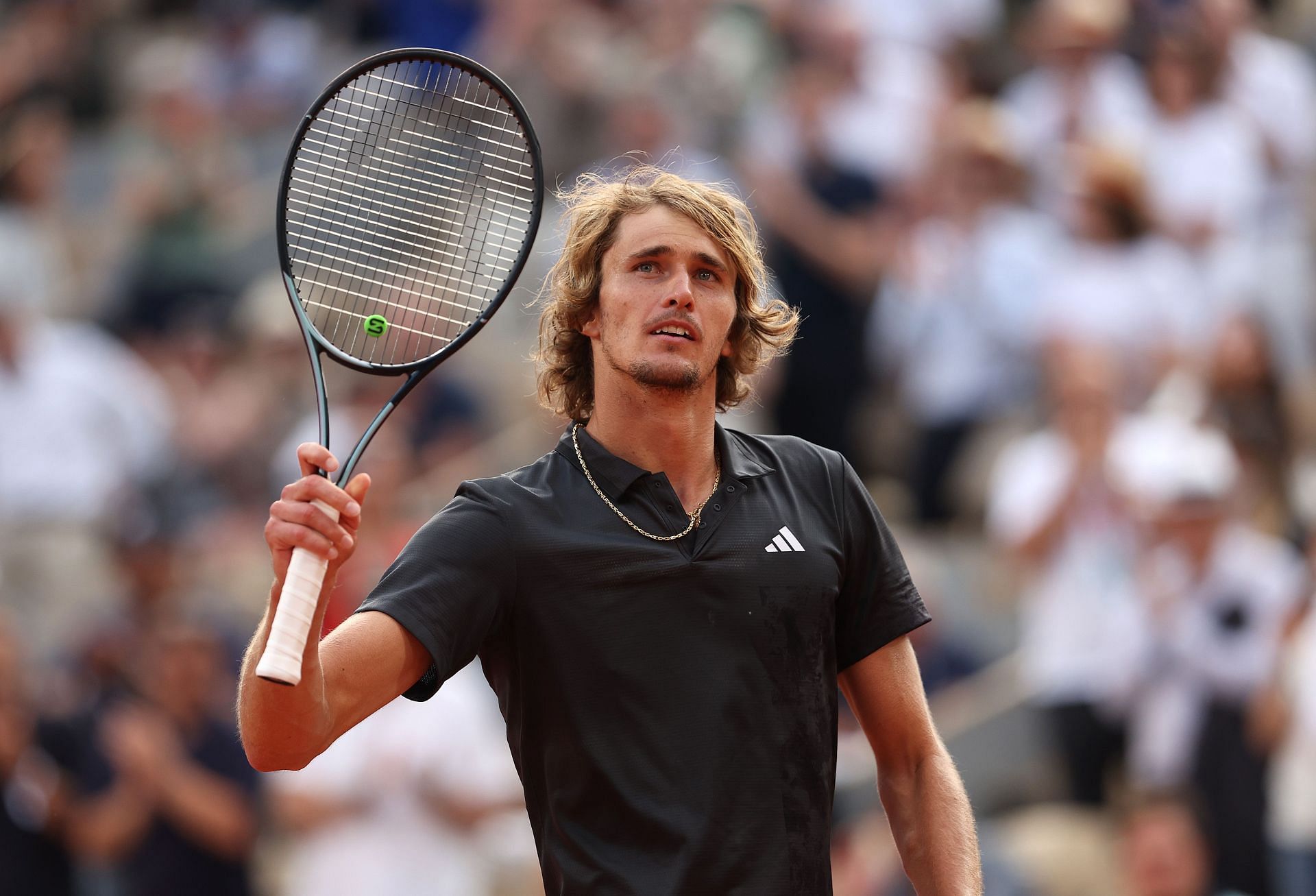 Alexander Zverev at the French Open