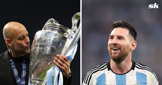 “The job is done” – Guardiola compares Manchester City treble to Lionel Messi achievement