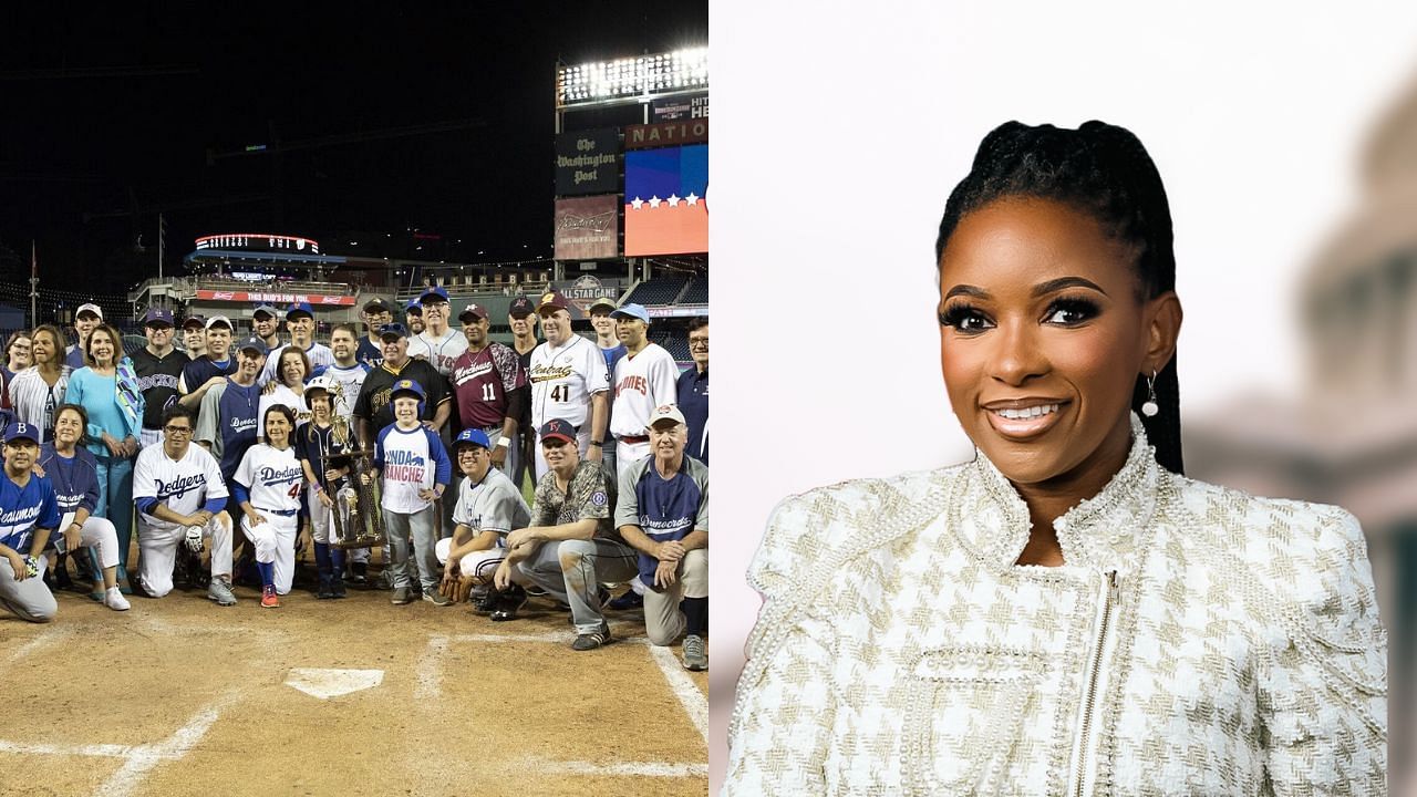 Is Jasmine Crockett the first Black woman democrat to play in the Congressional Baseball Game?