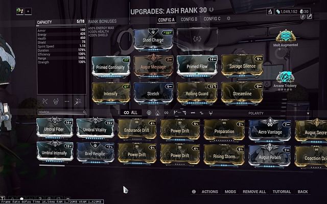 Warframe Ash Build Guide to one-shot Steel Path mobs in 2023