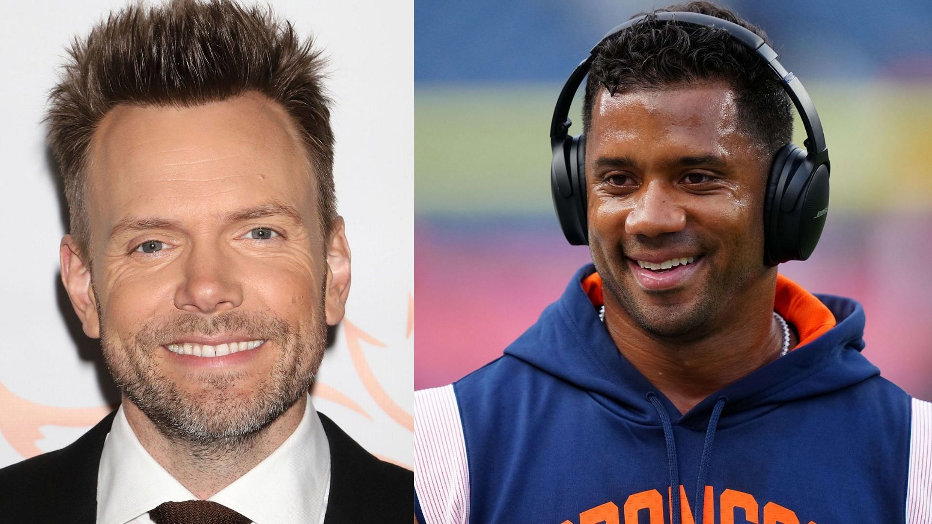 Actor and Seahawks fan Joel McHale (L) on Russell Wilson (R) and the trade to the Broncos