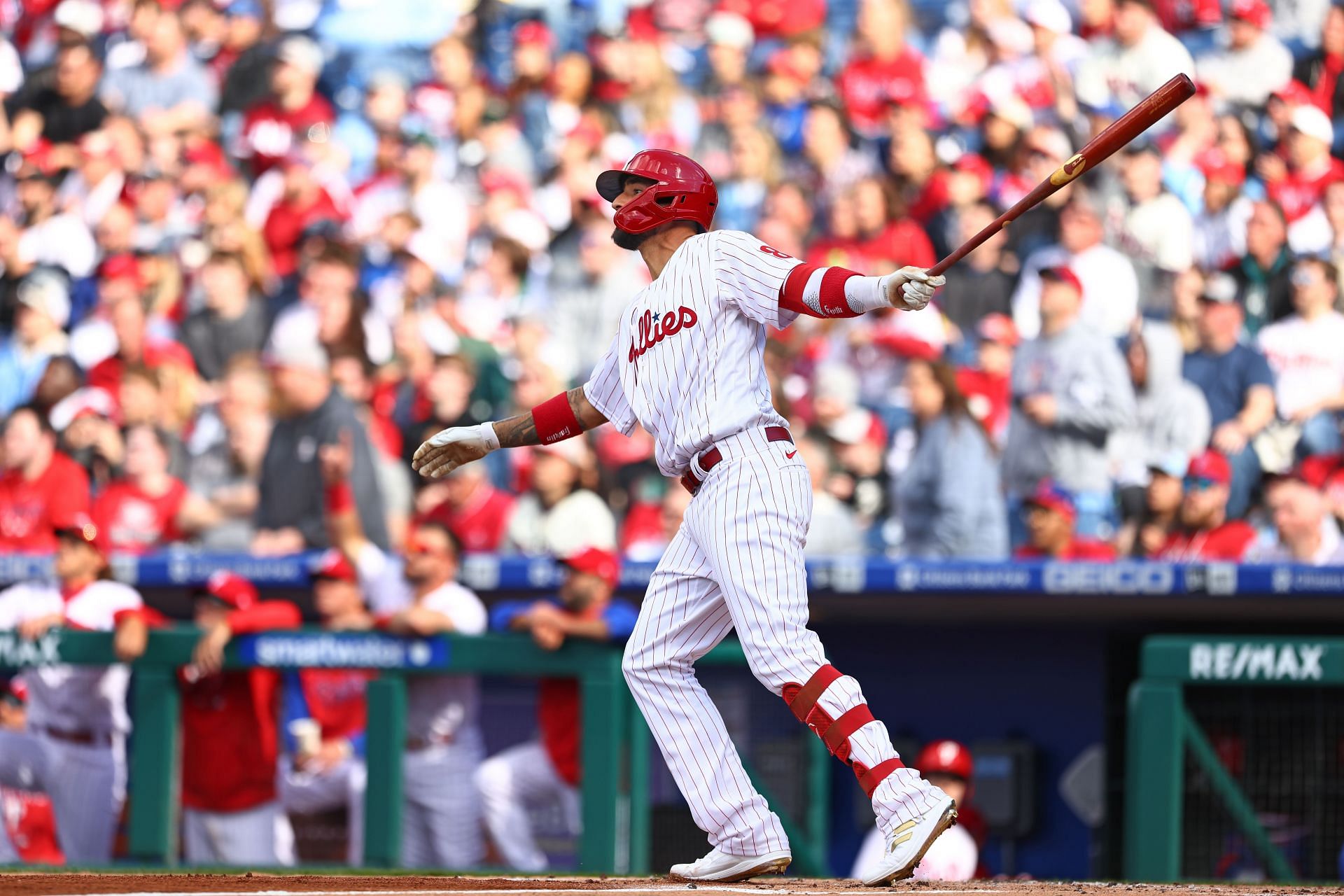 Phillies slugger Nick Castellanos does it again with long home run during Memorial  Day tribute