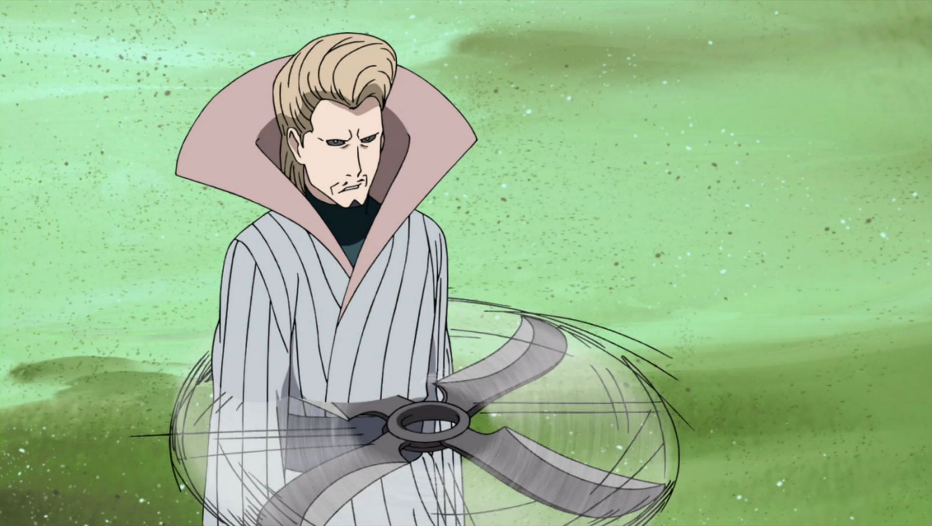 Hozuki using his Genjutsu during the war (Image via Studio Pierrot)