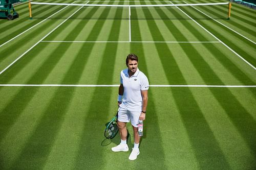 Wawrinka at the 2023 Wimbledon.