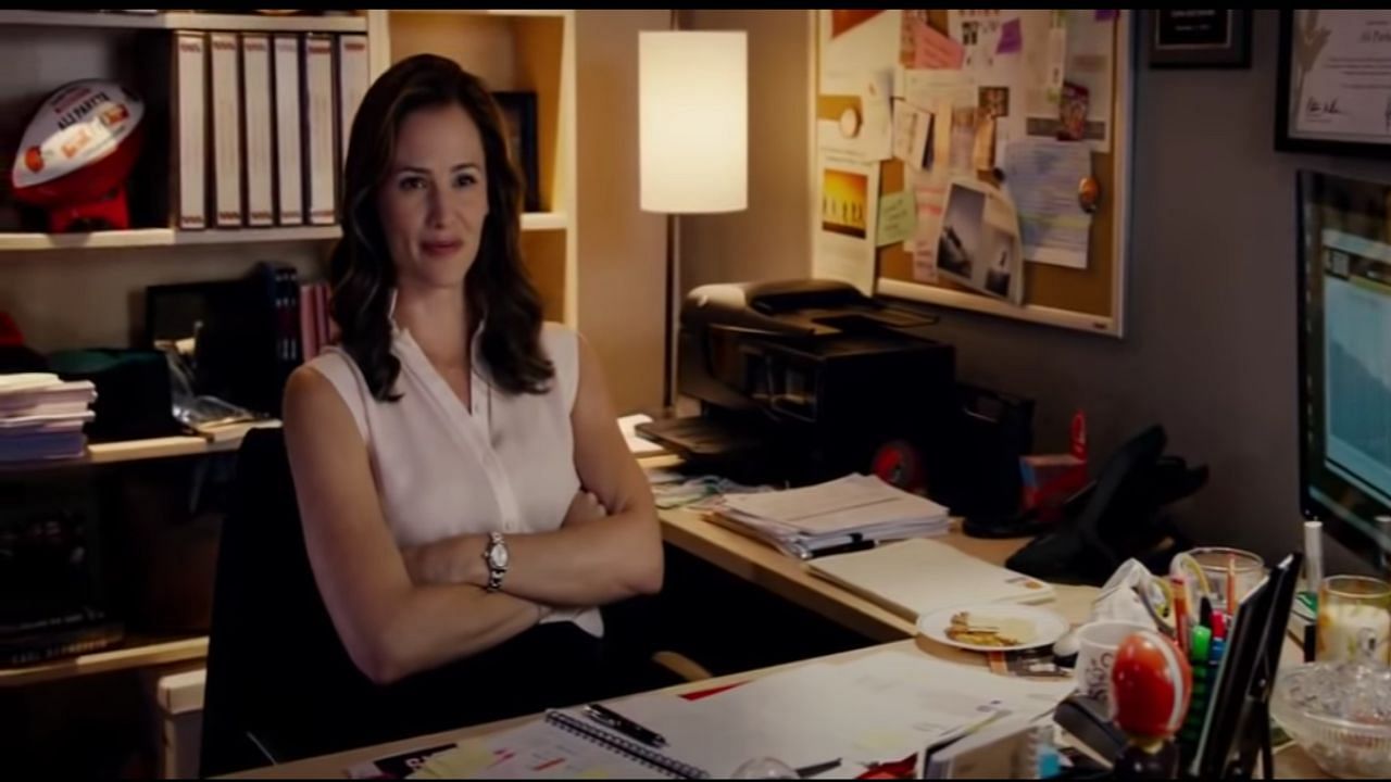Jennifer Garner in Draft Day - Courtesy of Rotten Tomatoes Classic Trailers on YouTube