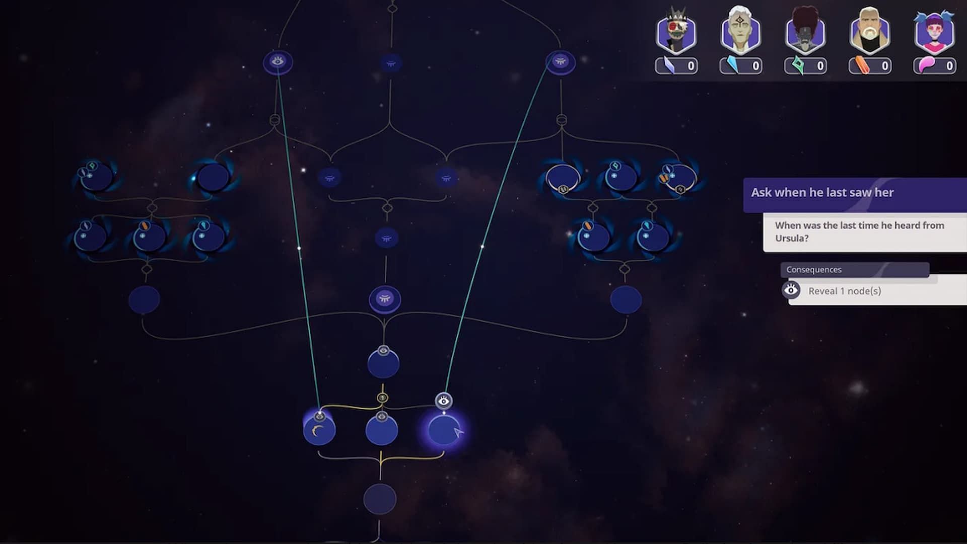 The Augural contains nodes where you can select a specific path in Harmony The Fall of Reverie (Image via DON&#039;T NOD)